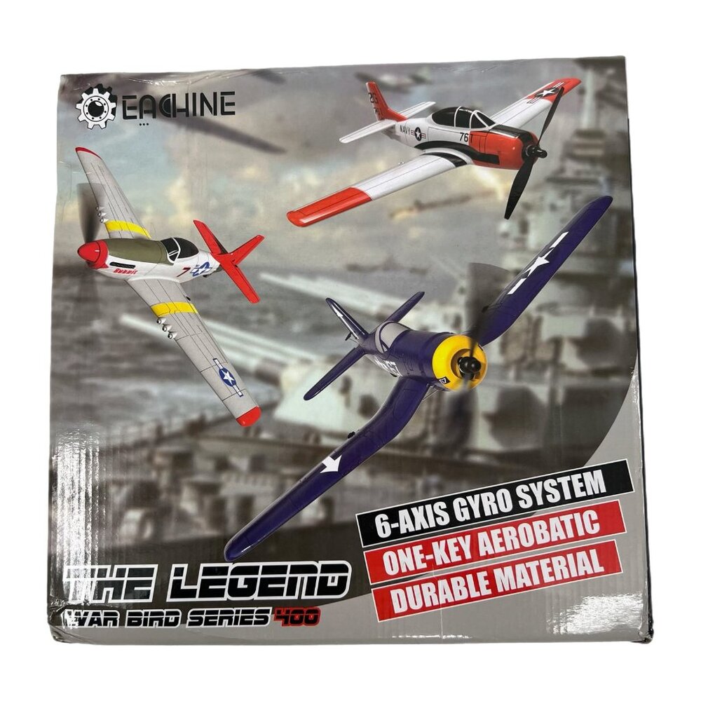 Eachine Gray Remote Control Foam Airplane | Boys Toy OS
